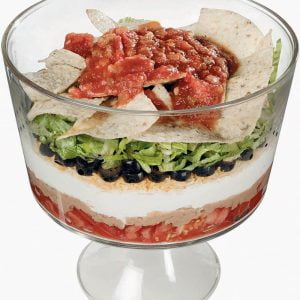 Close Up of Layered Salad Food Picture