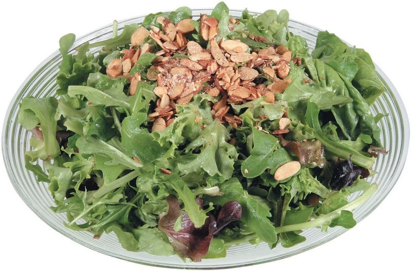 Almonds on Salad Food Picture