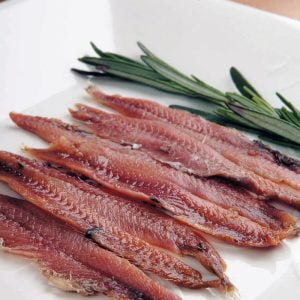 Anchovies on a Plate Food Picture