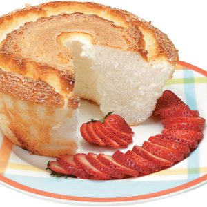 Angel Food Cake with Strawberries Food Picture