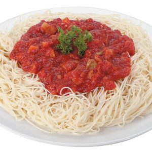 Angel Hair Spaghetti with Sauce Food Picture