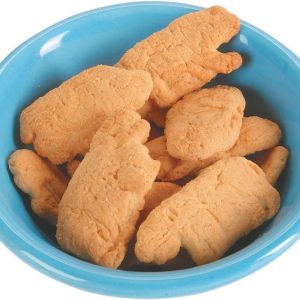 Animal Crackers in a Blue Bowl Food Picture