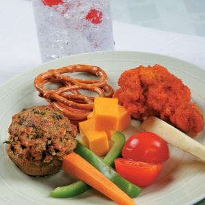 Assorted Appetizers on Plate Food Picture