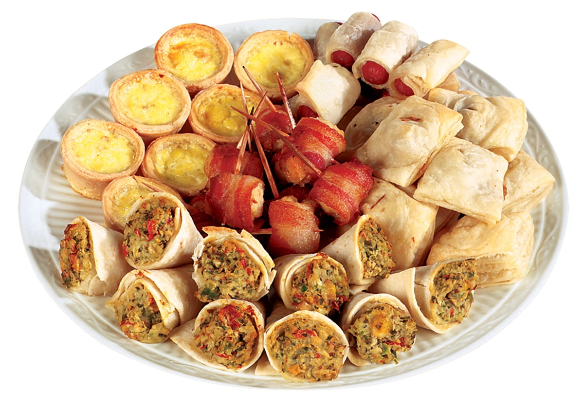Assorted Hot Appetizer Platter Food Picture