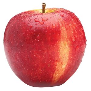 Washed Macintosh Apple Isolated Food Picture