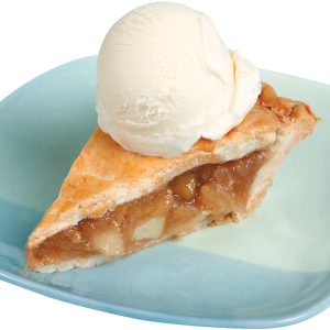 Apple Pie A La Mode on Dish Food Picture