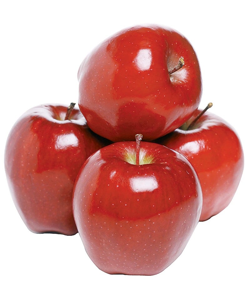 Red Delicious Apples Isolated Food Picture