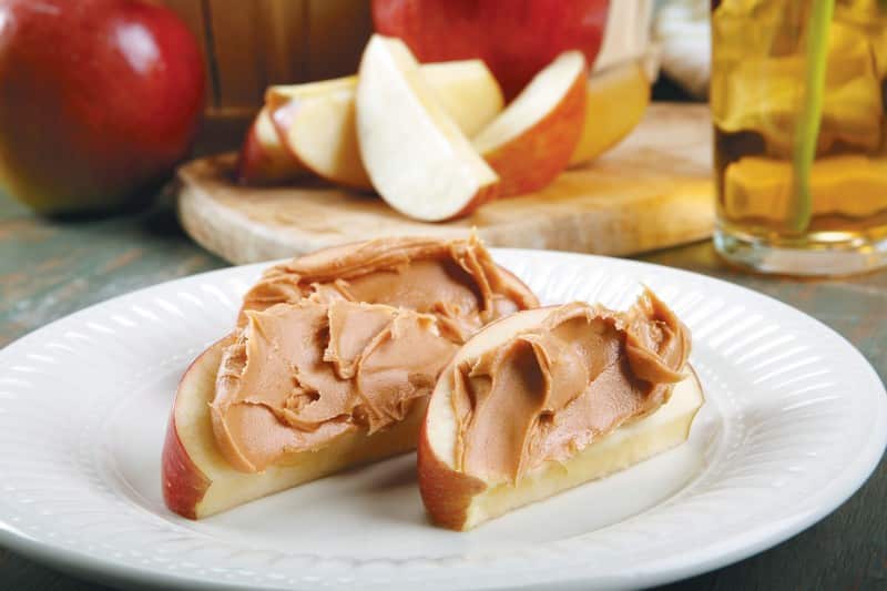 Apple Slice Peanut Butter Food Picture