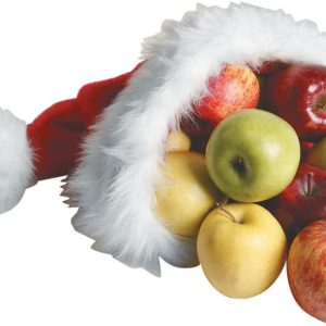 Apples in a Santa Hat Food Picture