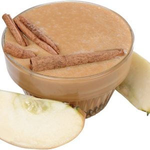 Fresh Apple Sauce with Cinnamon Sticks and Apple Wedges Food Picture