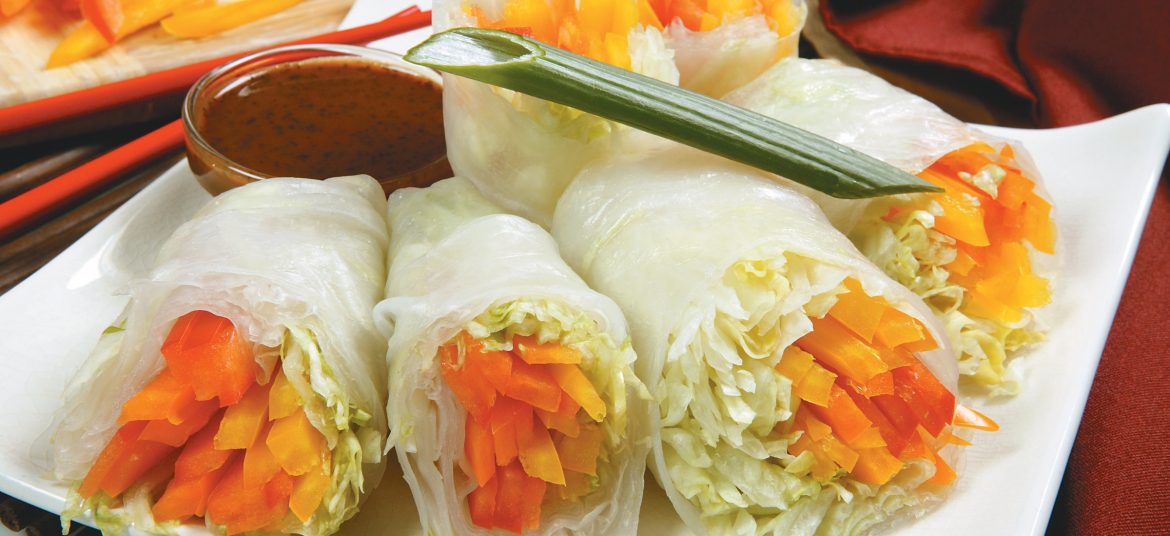 Asian Spring Rolls Food Picture