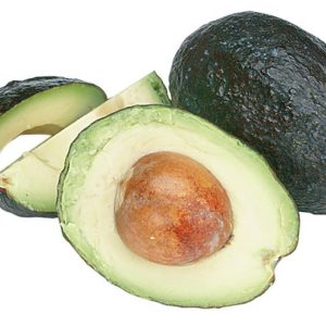 Avocado on White Background Food Picture