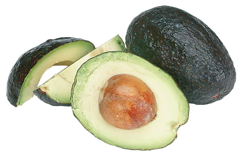Avocado on White Background Food Picture