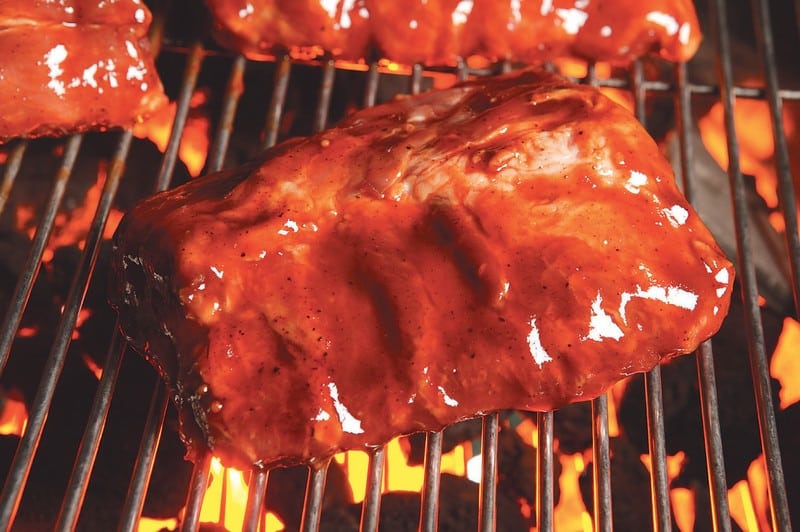 Babyback Ribs on Grill Food Picture