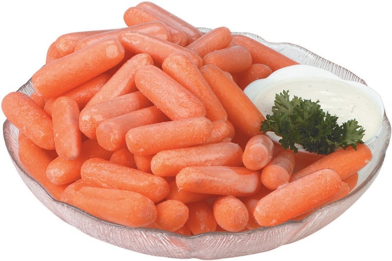 Baby Carrots and Ranch Dip in a Bowl Food Picture