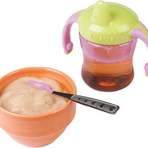 Baby Food and Apple Juice in Cup Food Picture