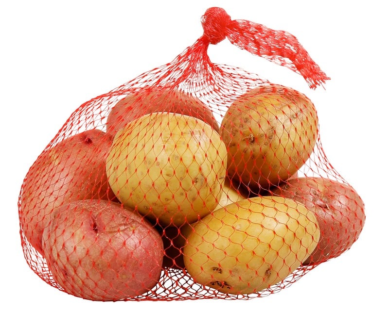 Bag of Red Bliss & Golden Potatoes Food Picture