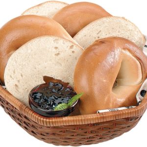 Bagels in Basket Food Picture