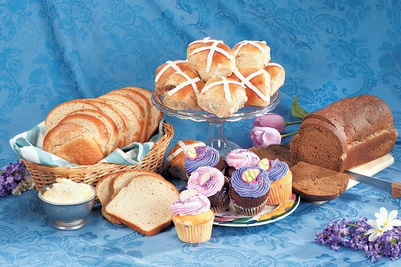 Assorted Breads & Cupcakes Food Picture