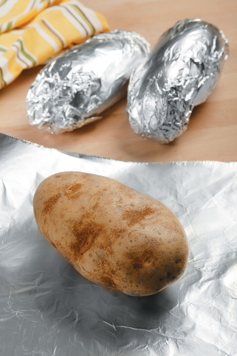 Foil Wrapped Potatoes Food Picture