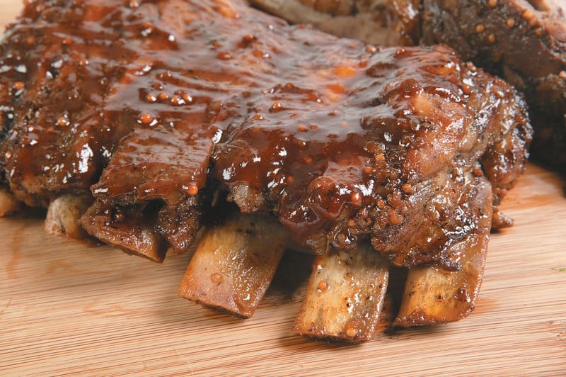 Barbecue Ribs with Bone Food Picture