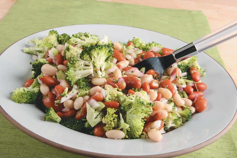 Bean Salad in Dish Food Picture
