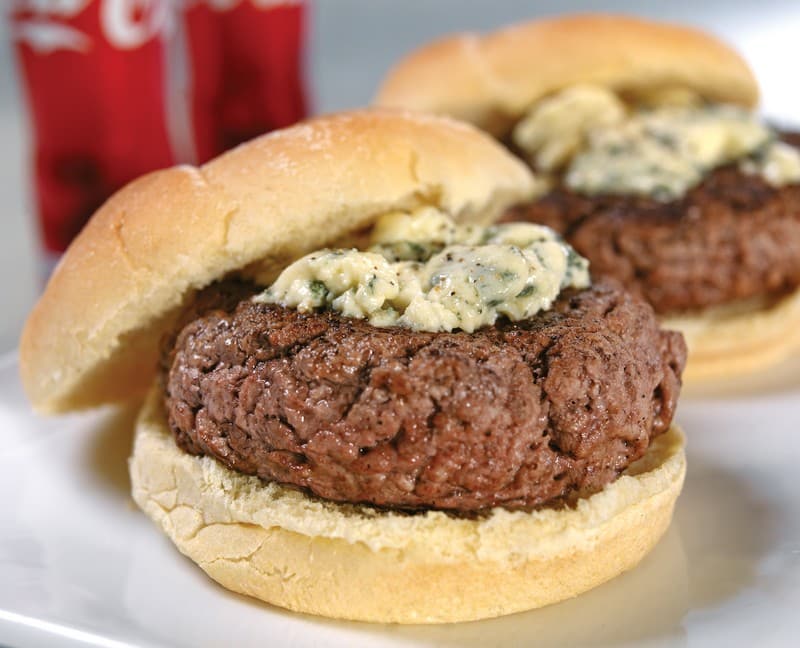 Fresh Beef Hamburgers with Sauce Food Picture