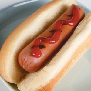 Beef Hot Dog with Ketchup Food Picture