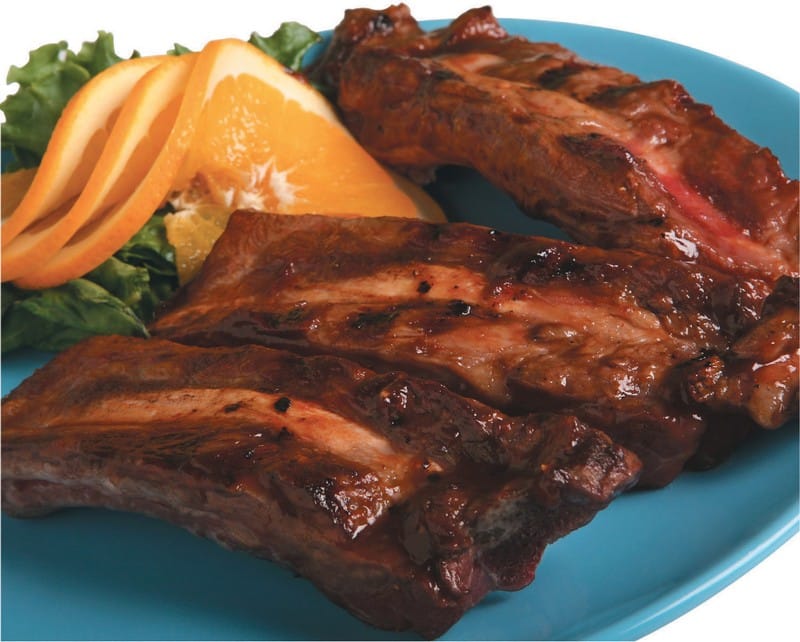 Beef Ribs with Orange Slices Food Picture
