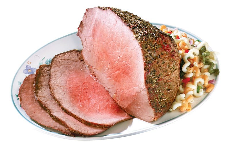 Cooked Beef Sirloin Tip Roast with Pasta Food Picture