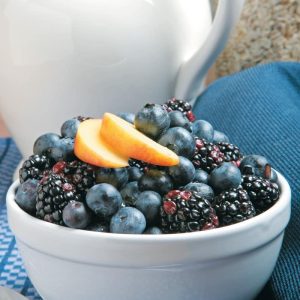 Assorted Berries in White Bowl Food Picture