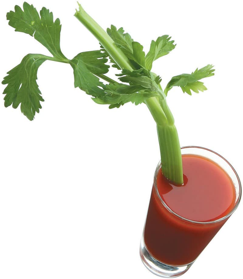 Bloody Mary with Celery Stick Food Picture