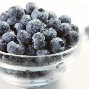Fresh Blueberries in Bowl Food Picture