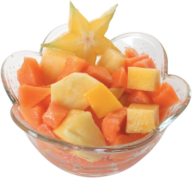 Glass Bowl of Fruit Food Picture