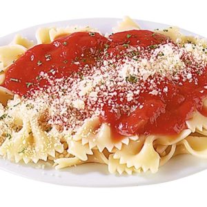 Bow Tie Pasta with Sauce and Cheese Food Picture