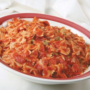 Bow Tie Pasta with Red Sauce in a Bowl Food Picture