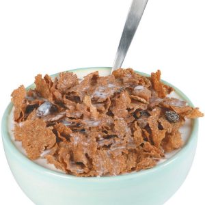 Raisin Bran Cereal in a Bowl Food Picture