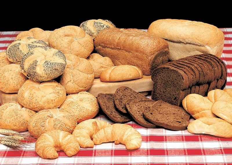 Assorted Bread Loaves on Checkered Table Food Picture
