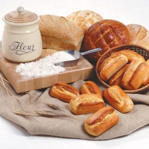 Assorted Breads with Flour Food Picture