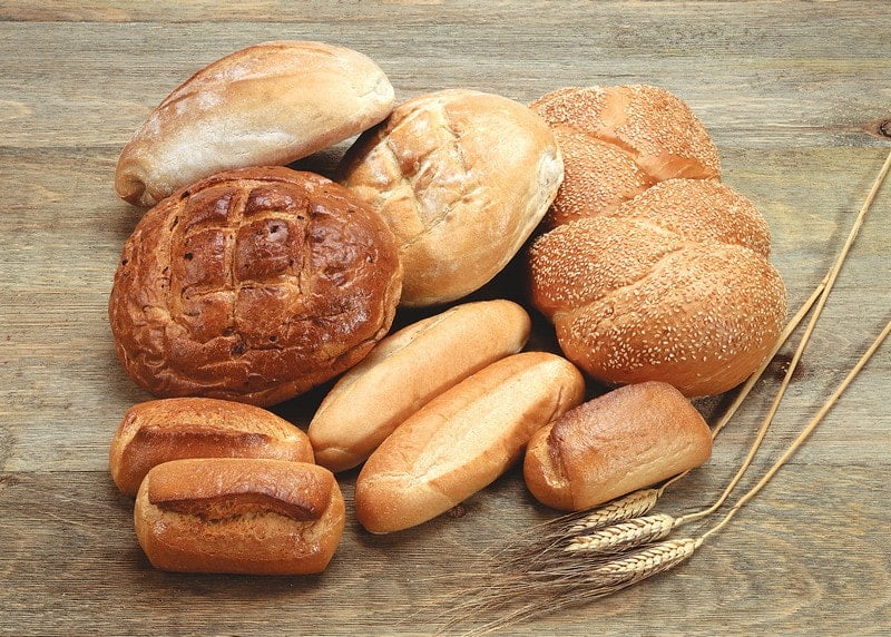 Assorted Bread on Wooden Table Food Picture