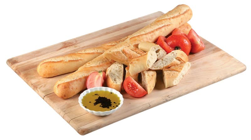 Baguette Loaves on Cutting Board Food Picture