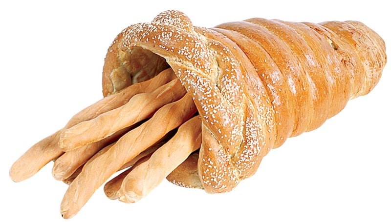 Bread Cornucopia with Breadsticks Food Picture