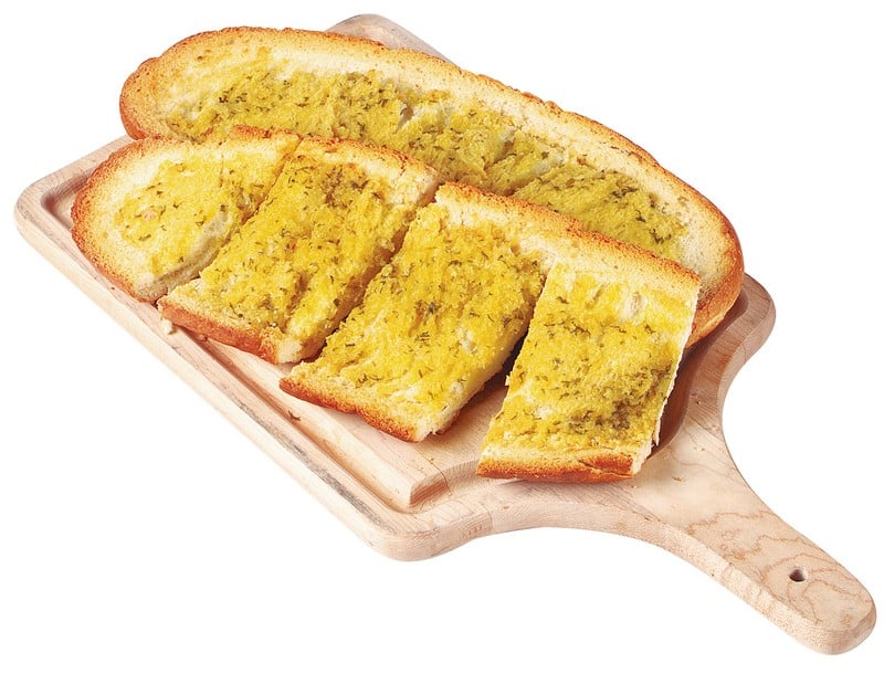 Garlic Bread on Cutting Board Food Picture