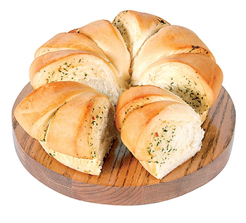 Pull Apart Garlic Bread on Cutting Board Food Picture