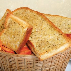 FreshBaked Garlic Bread in Basket Food Picture