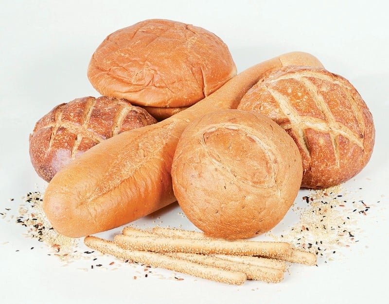 Assorted Italian Bread Loaves & Sticks Food Picture