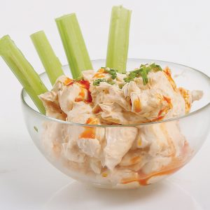 Buffalo Chicken Dip with Celery Sticks and Scallions Food Picture