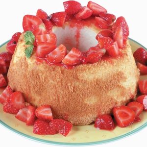 Strawberry Angel Cake Food Picture