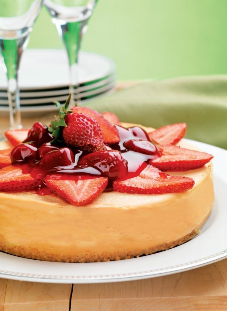 Strawberry Cheese Cake Food Picture