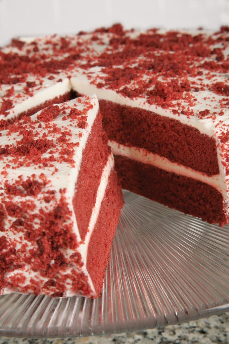 Cake Layered Red Velvet Food Picture